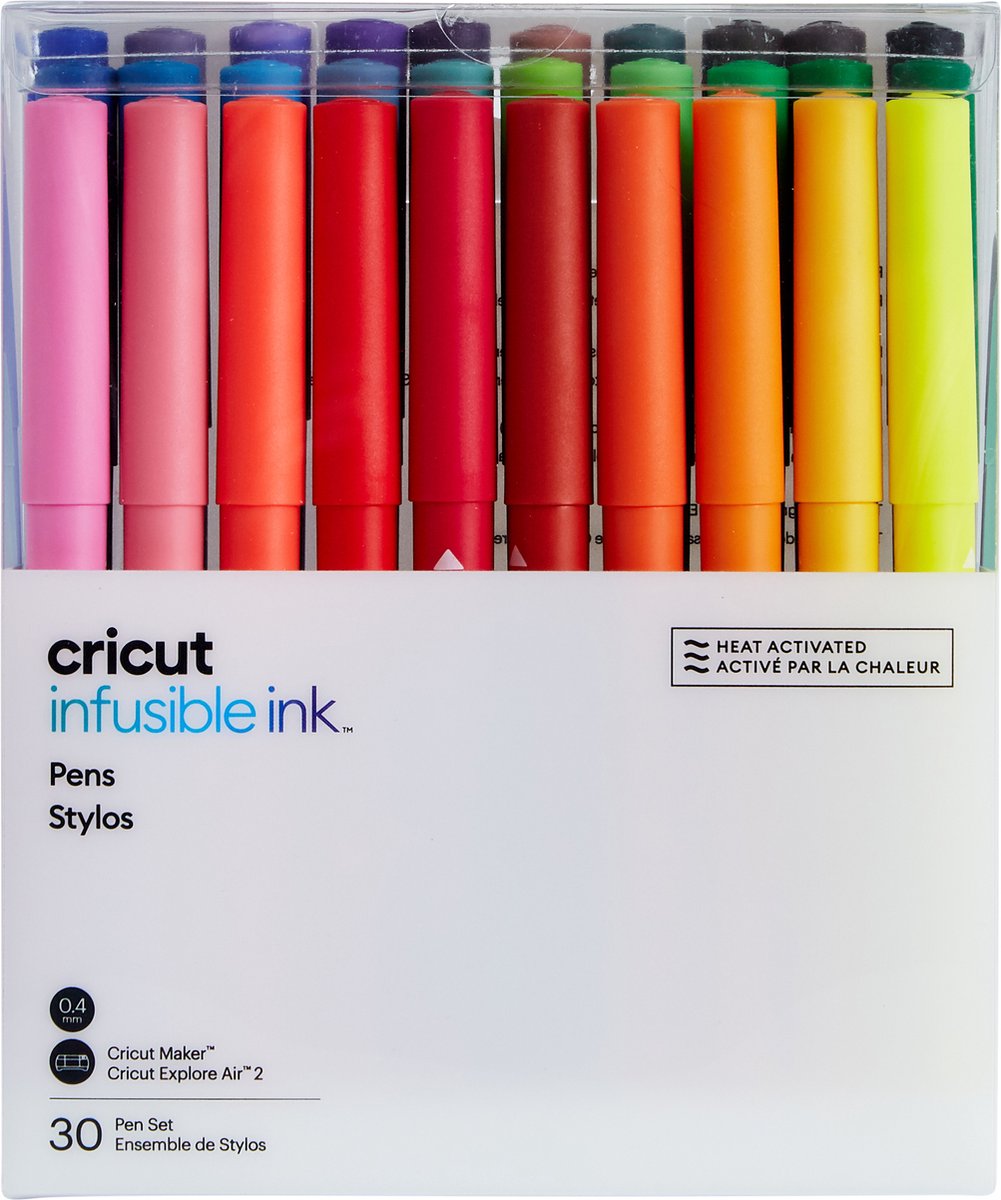 Cricut Ultimate Infusible Ink Pennenset | 0.4mm | 30 stuks